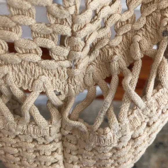 New Chicos Macrame Misty Open Cardigan Beige 1 Med - Picture 9 of 12